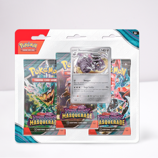 Pokémon - Twilight Masquerade: 3-Pack Blister- ENG - 1 von 2 zufällige Auswahl