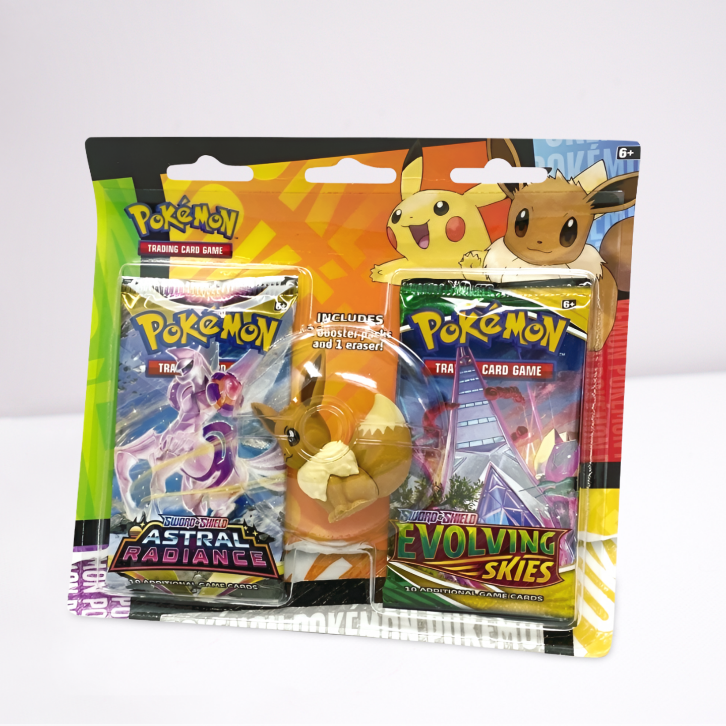 Pokémon - Back to School Eevee Eraser 2-Pack Blister - ENG