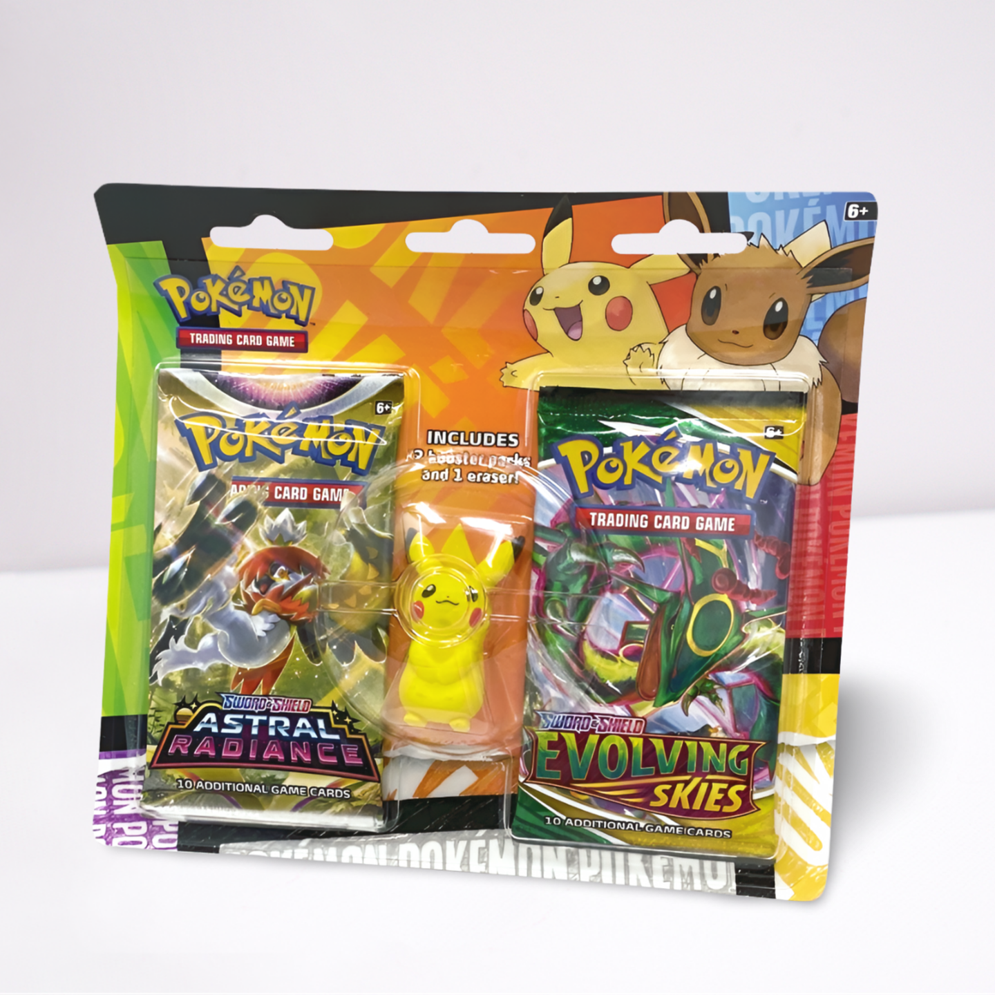 Pokémon - Back to School Pikachu Eraser 2-Pack Blister - ENG