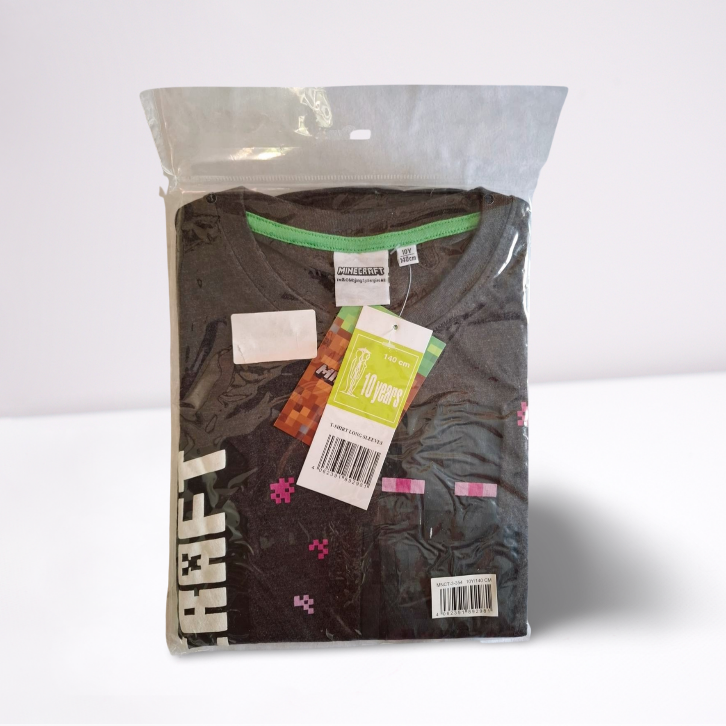 T-Shirt - Long Sleeves - Minecraft - Gr. 140 (10 years)