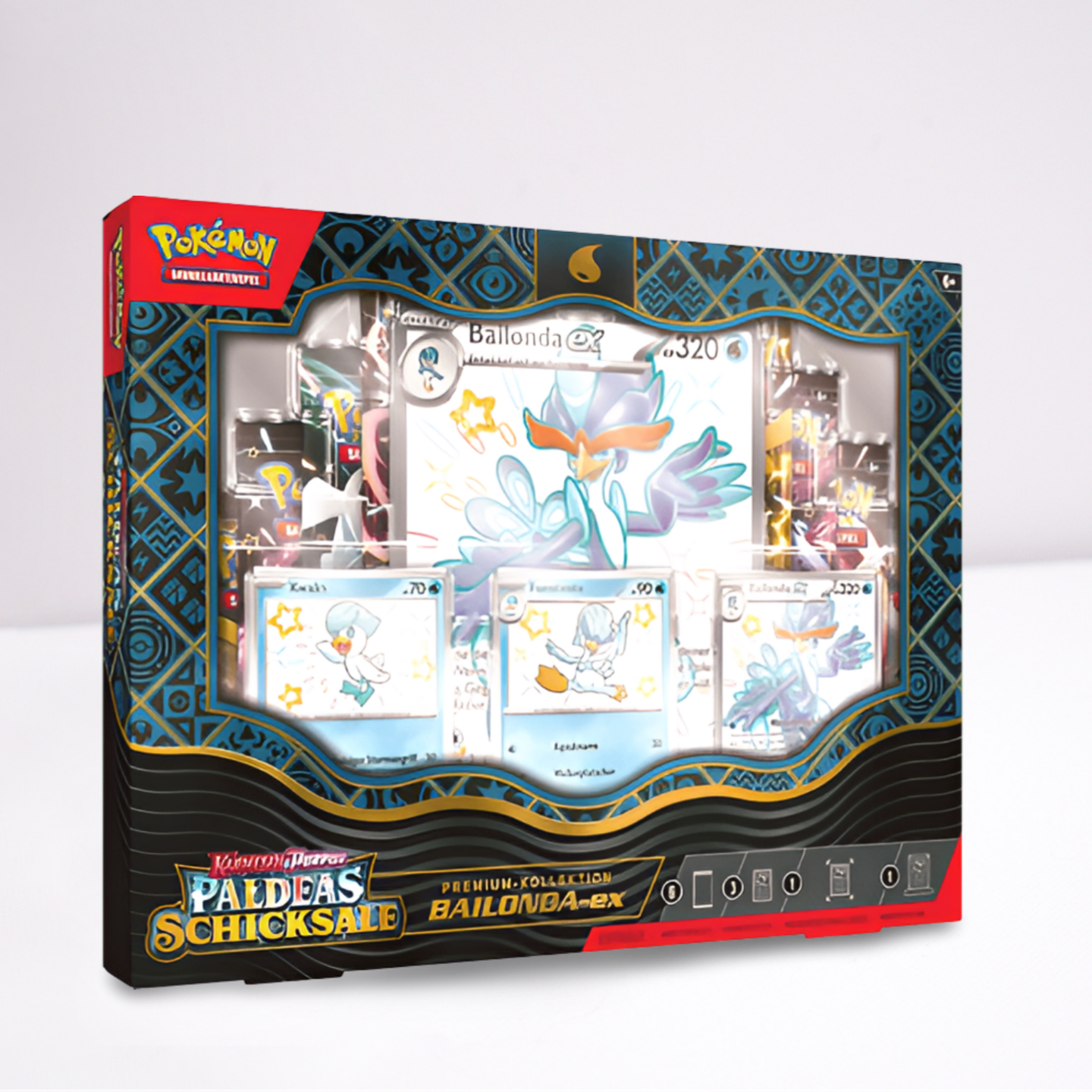 Pokemon - Paldeas Schicksale: Bailonda ex Premium Kollektion - DE
