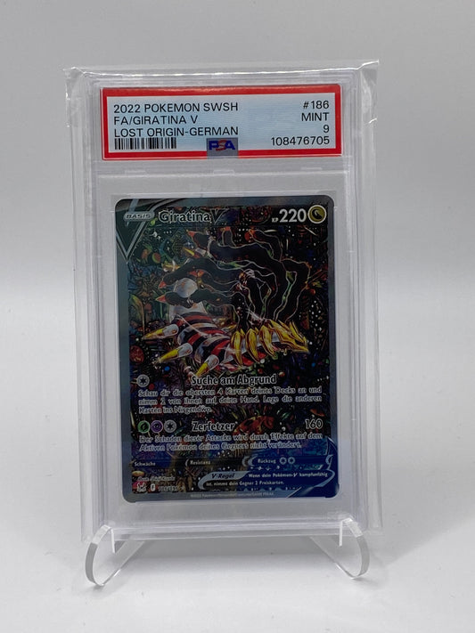 Giratina V (LOR 186) Verlorener Ursprung - PSA 9 - (DEU)