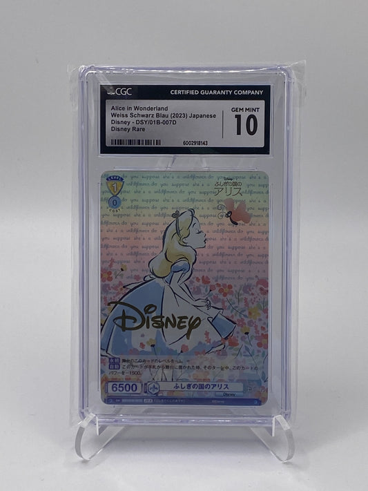 Alice's Adventures in Wonderland DSY/01B-007D - Weiss Schwarz Blau - CGC 10 - (JPN)