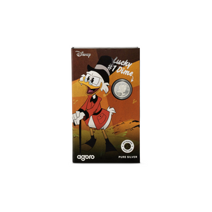AGORO - Disney - Ducktales - Scrooge McDuck Lucky Dime - Silver 3g