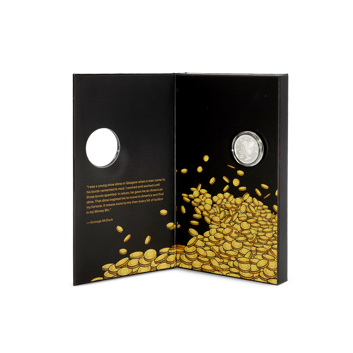 AGORO - Disney - Ducktales - Scrooge McDuck Lucky Dime - Silver 3g