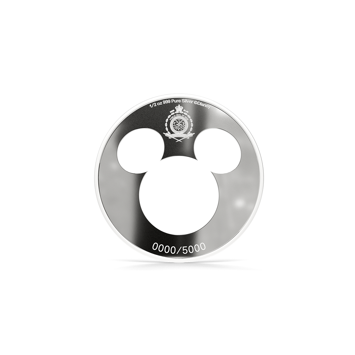 AGORO - Disney - Iconic Silhouettes - Mickey Mouse - Silver 1/2 oz
