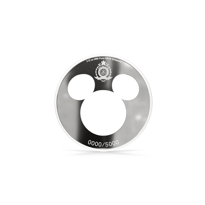 AGORO - Disney - Iconic Silhouettes - Mickey Mouse - Silver 1/2 oz