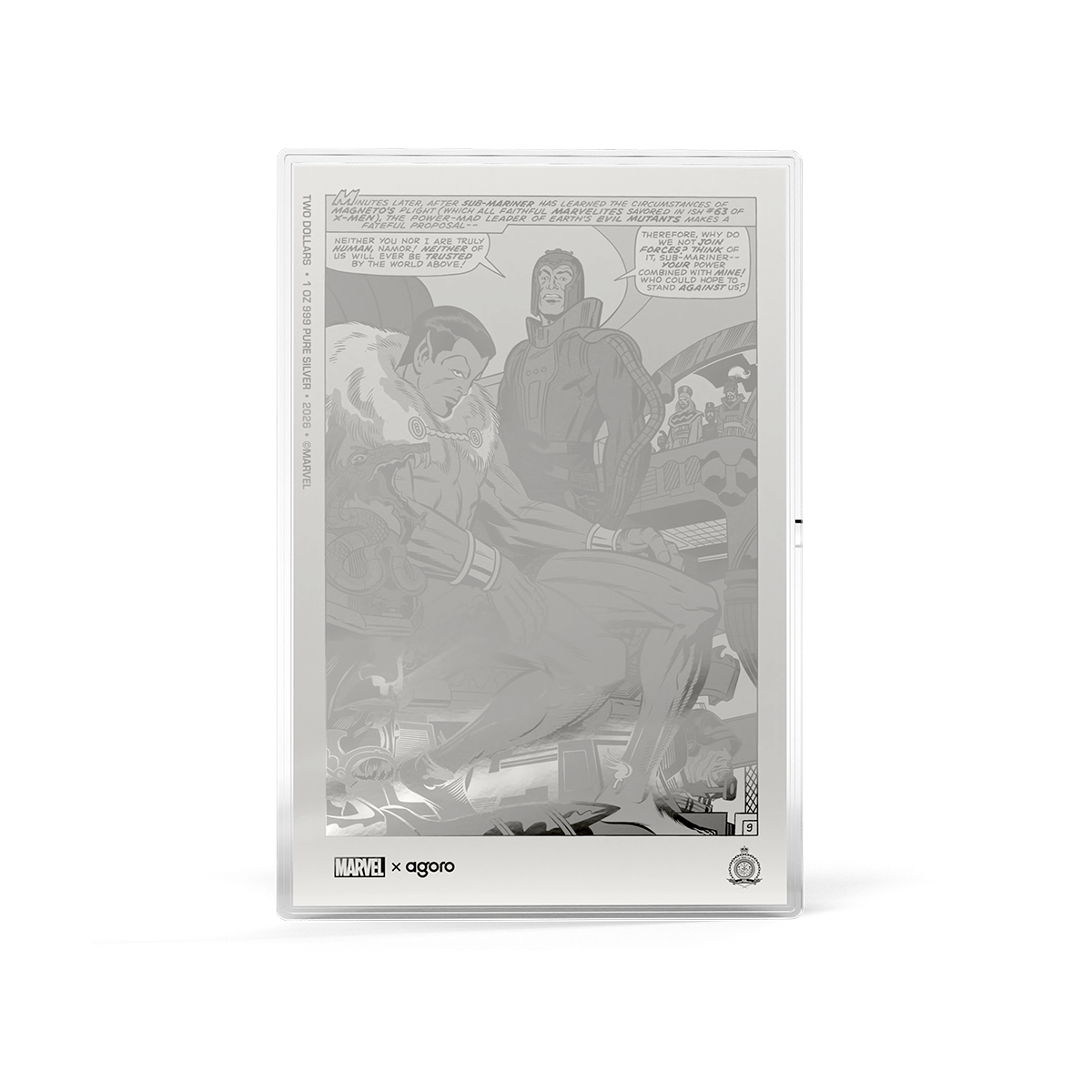AGORO - Marvel - Art in Motion - Internal Page - Fantastic Four #102 Foil 1 oz Silber