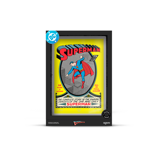 AGORO - Warner Bros. - Superman Comic Covers - Superman #1: Summer 1939 Foil - 10 oz Silver Foil