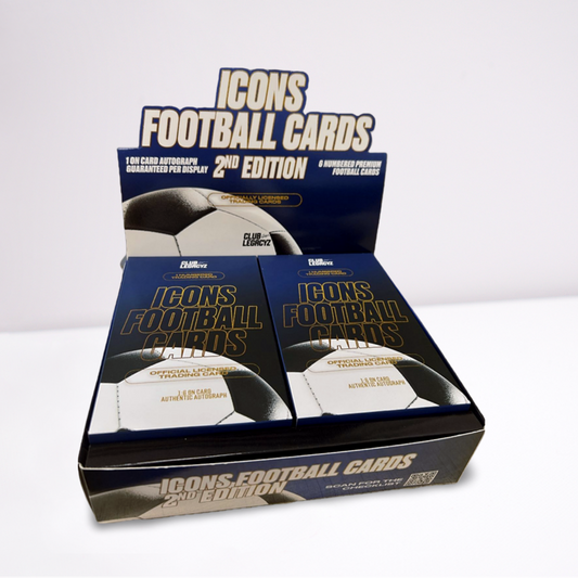 Club Legacyz Icons 2nd Edition Football Cards - Display